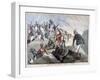 The Massacre of an English Mission in Benin, 1897-F Meaulle-Framed Giclee Print