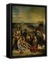 The Massacre of Chios, Greek Families Waiting for Death or Slavery, 1824-Eugene Delacroix-Framed Stretched Canvas