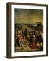 The Massacre of Chios, Greek Families Waiting for Death or Slavery, 1824-Eugene Delacroix-Framed Giclee Print