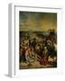 The Massacre of Chios, Greek Families Waiting for Death or Slavery, 1824-Eugene Delacroix-Framed Giclee Print