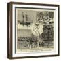 The Massacre of Lieutenant Bower and Five Seamen of H M S Sandfly in the Solomon Islands-null-Framed Giclee Print