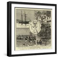 The Massacre of Lieutenant Bower and Five Seamen of H M S Sandfly in the Solomon Islands-null-Framed Giclee Print