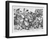 The Massacre of Peterloo! or a Specimen of English Liberty, August 16th 1819 (Etching) (B&W Photo)-J.l. Marks-Framed Giclee Print