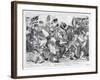 The Massacre of Peterloo! or a Specimen of English Liberty, August 16th 1819 (Etching) (B&W Photo)-J.l. Marks-Framed Giclee Print