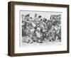 The Massacre of Peterloo! or a Specimen of English Liberty, August 16th 1819 (Etching) (B&W Photo)-J.l. Marks-Framed Giclee Print