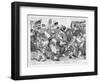 The Massacre of Peterloo! or a Specimen of English Liberty, August 16th 1819 (Etching) (B&W Photo)-J.l. Marks-Framed Giclee Print