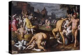 The Massacre of the Innocents, 1590-Cornelis Van Haarlem-Stretched Canvas