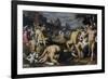 The Massacre of the Innocents, 1590-Cornelis Cornelisz. van Haarlem-Framed Giclee Print