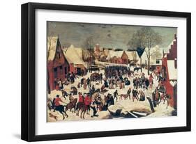 The Massacre of the Innocents, 1593-Pieter Brueghel the Younger-Framed Giclee Print