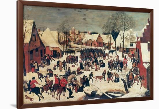 The Massacre of the Innocents, 1593-Pieter Brueghel the Younger-Framed Giclee Print