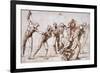 The Massacre of the Innocents, Around 1509-Raphael-Framed Giclee Print