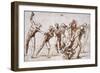 The Massacre of the Innocents, Around 1509-Raphael-Framed Giclee Print