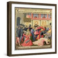 The Massacre of the Innocents, Detail of Panel One of Silver Treasury of Santissima Annunziata-Fra Angelico-Framed Giclee Print
