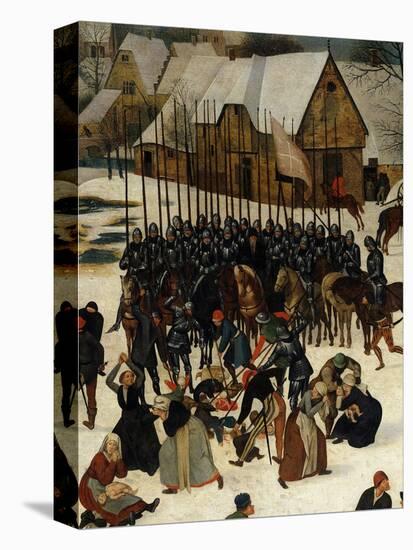 The Massacre of the Innocents (Detail)-Pieter Brueghel the Younger-Stretched Canvas