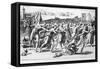 The Massacre of the Innocents, Engraved by Marcantonio Raimondi-Raphael-Framed Stretched Canvas