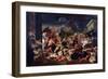 The Massacre of the Innocents (Oil on Canvas)-French School-Framed Giclee Print