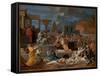 The Massacre of the Innocents (Oil on Canvas)-Sebastien Bourdon-Framed Stretched Canvas