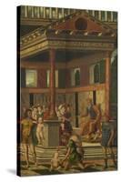 The Massacre of the Innocents with Herod, Ca 1510-1520-Girolamo Mocetto-Stretched Canvas