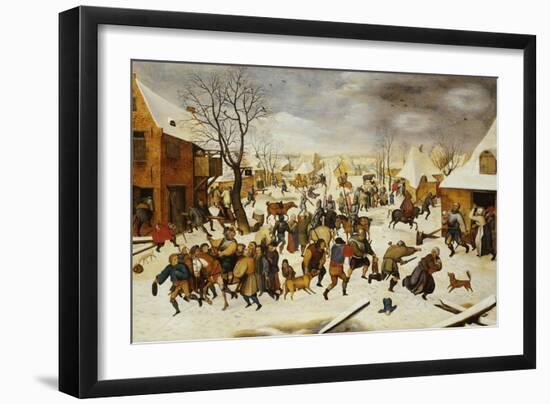 The Massacre of the Innocents-Pieter Bruegel the Elder-Framed Giclee Print