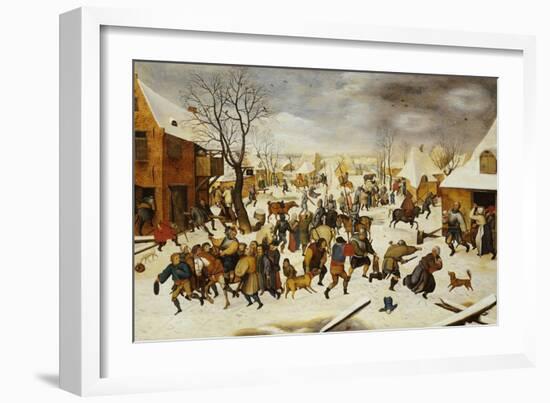 The Massacre of the Innocents-Pieter Bruegel the Elder-Framed Giclee Print
