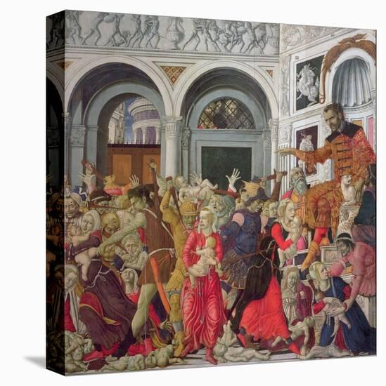 The Massacre of the Innocents-Matteo Di Giovanni Di Bartolo-Stretched Canvas