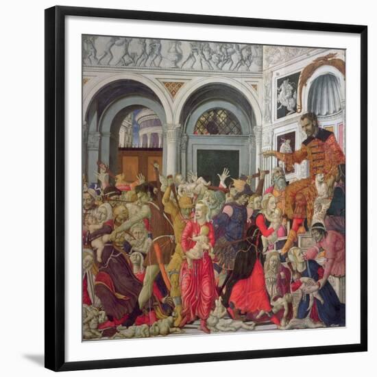 The Massacre of the Innocents-Matteo Di Giovanni Di Bartolo-Framed Giclee Print