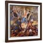 The Massacre of Wyoming Valley in July 1778-Alonzo Chappel-Framed Giclee Print