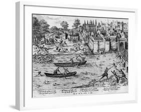 The Massacres of Tours, July 1562-Franz Hogenberg-Framed Giclee Print