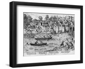 The Massacres of Tours, July 1562-Franz Hogenberg-Framed Giclee Print