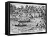 The Massacres of Tours, July 1562-Franz Hogenberg-Framed Stretched Canvas