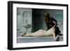 The Massage, 1883-Edouard Debat-Ponsan-Framed Giclee Print