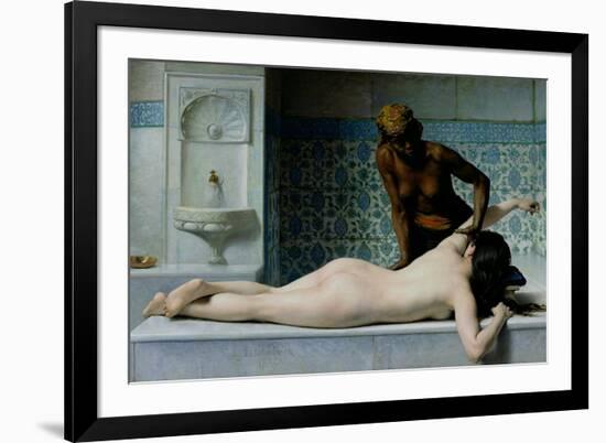 The Massage, 1883-Edouard Debat-Ponsan-Framed Giclee Print