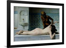 The Massage, 1883-Edouard Debat-Ponsan-Framed Giclee Print