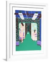 The Massage Parlor-Seymour Chwast-Framed Limited Edition