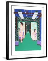 The Massage Parlor-Seymour Chwast-Framed Limited Edition