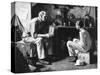 The Master and the Apprentice-Norman Rockwell-Stretched Canvas