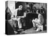 The Master and the Apprentice-Norman Rockwell-Stretched Canvas