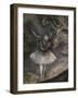 The Master of Ballet (detail) (executed in collaboration with Ludovic Lepic)-Edgar Degas-Framed Giclee Print