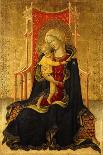 The Madonna of Humility (Tempera on Gold Ground Panel)-The Master of the Carrand Tondo-Mounted Giclee Print