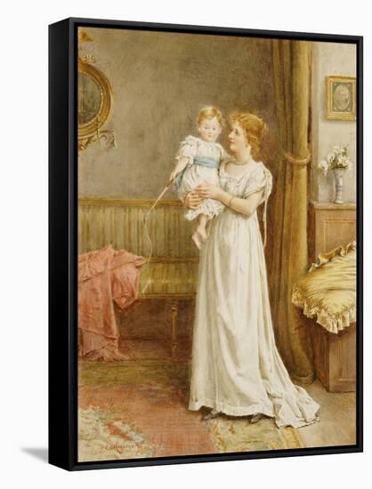 The Master of the House-George Goodwin Kilburne-Framed Stretched Canvas