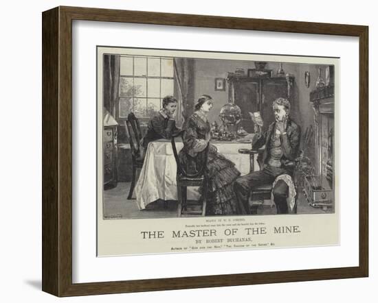 The Master of the Mine-William Heysham Overend-Framed Giclee Print