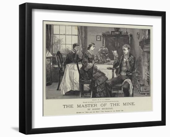 The Master of the Mine-William Heysham Overend-Framed Giclee Print