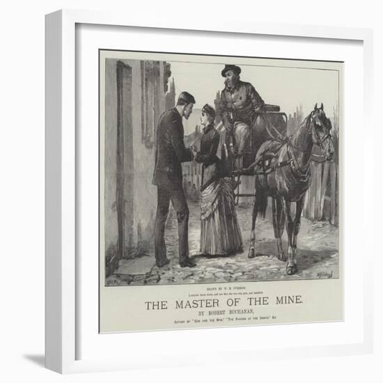 The Master of the Mine-William Heysham Overend-Framed Giclee Print