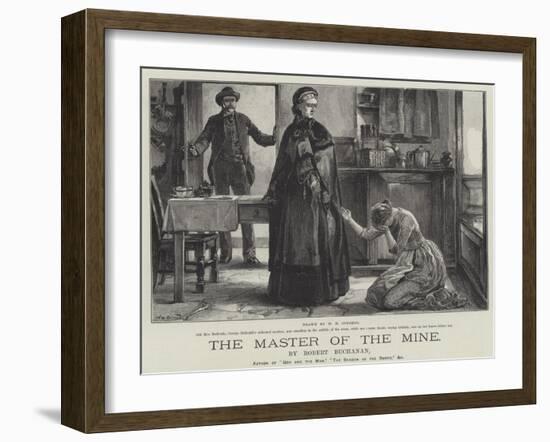 The Master of the Mine-William Heysham Overend-Framed Giclee Print