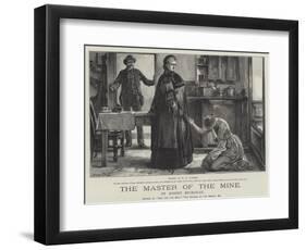 The Master of the Mine-William Heysham Overend-Framed Premium Giclee Print