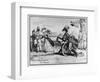 The Master of the Ordnance Exercising His Hobby', 1819-Isaac Cruikshank-Framed Premium Giclee Print