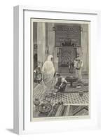 The Master's Return, a Scene of Moorish Life-Amedee Forestier-Framed Giclee Print