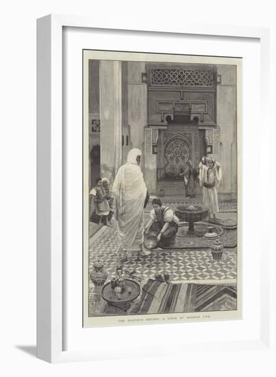 The Master's Return, a Scene of Moorish Life-Amedee Forestier-Framed Giclee Print