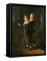 The Masters Foster: Portrait of the Sons of Constantia and Richard Foster-Henri Pierre Danloux-Framed Stretched Canvas