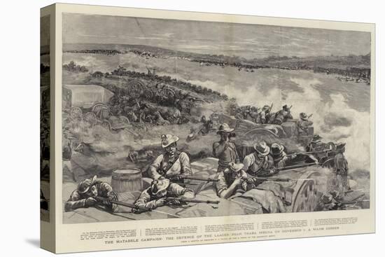 The Matabele Campaign, the Defence of the Laager Near Thaba Induna on 1 November, a Warm Corner-null-Stretched Canvas